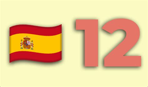 number 12 in spanish|12 07 in spanish.